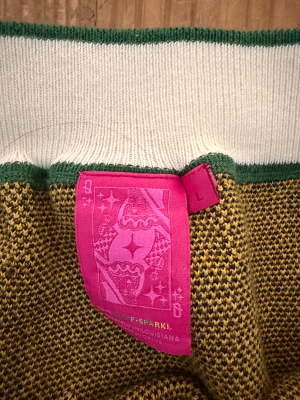 Knit Golf themed mini skirt - Picture 6 of 9